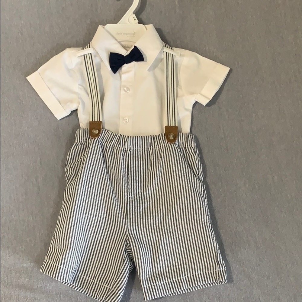Clasix beginnings 3 piece baby suit set